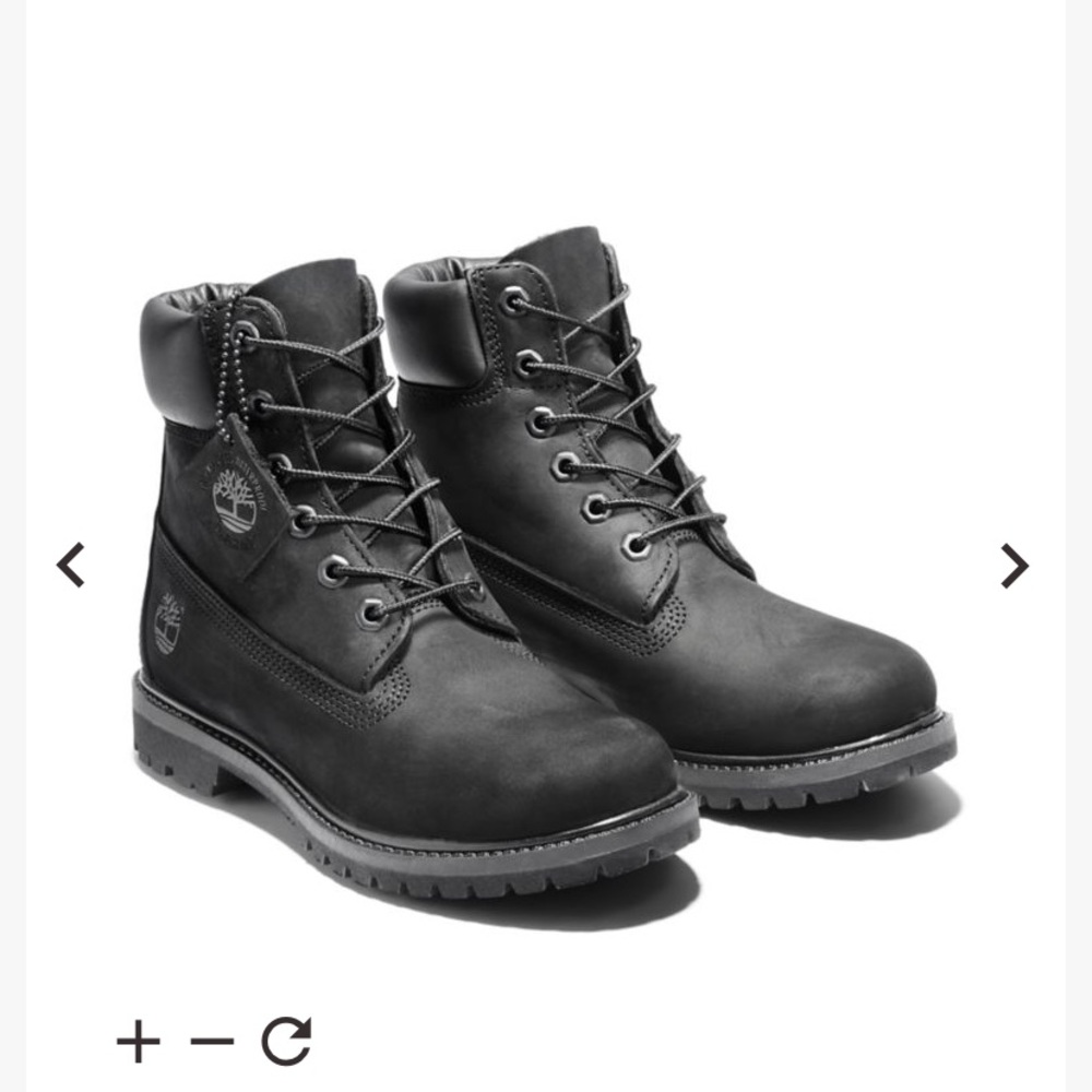 Timberlands, black suede, size 8